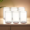 Borosil Glass Tumbler Set - Pack of 6 | Durable, Crystal Clear Glassware for Everyday Use!. 