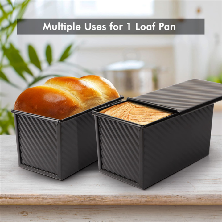 Loaf%20Pan%202%20Pack,%20Non-Stick%20Bread%20Pan%20with%20Lid%20Carbon%20Steel%20Bread%20Toast%20Box%20Mold%20with%20Cover%20for%20Bakeware%20Bread%20Easy%20to%20Use%20Black%20-%20Image%205
