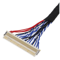 2X Fix 30P S8 30-Pin to 30-Pin 2-Channel 8-Bit LVDS Cable for LCD Panel Display. 