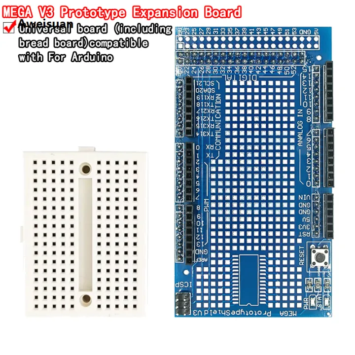 Aweisuan%20MEGA%202560%20R3%20Proto%20Prototype%20Shield%20V3.0%20Expansion%20Development%20Board%20+%20Mini%20Breadboard%20170%20Tie%20Points%20for%20arduino%20DIY%20-%20Image%202