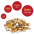 Hamster  Food | Gerbil Diet | Crispy Pellets Muesli Style Small Pets Feed | With Vitamins & Minerals - Choose your Pack Option Available. 