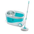 Prestige CleanHome PSB 10 Magic Mop with 2 Mop-heads and Twin Buckets (Blue). 