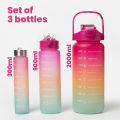 Trendy Water Bottle Set  for Office / Home / Sports / Outdoor | BPA free Bottles | Easy & Portable. 