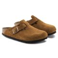 Birkenstock Boston Soft Footbed Suede Leather Clogs For Men. 