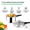 Titanium Triply Stainless Steel Pressure Cookers 3 Liters Outer. 