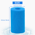Type B Washable Pool Sponge Filter, Reusable Swimming Foam Filter for Compatible with In-Tex Type B (2 Pcs). 