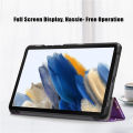For Samsung Galaxy Tab A9 8.7inch X110 X115 Case Slim Tri-fold Smart Flip Cover Full Coverage Casing. 