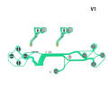 1Set For PS5 V1 V2 V3 Controller Conductive Film Flex Cable Ribbon Cable replacement For PS5 Controller Film Keypad Flex CableA JUE. 