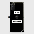 Xujiguanghui Samsung Galaxy S20 Cover Alive is Awesome Hard Cover- Design 36 Case. 