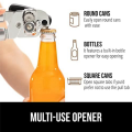 Heavy Duty Stainless Steel Smooth Edge Manual Handheld Can Opener Easy to Use. 