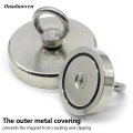 Huadunwen Salvage ring countersunk head, magnet fishing neodymium D42mmD16 ~ super Profesional strong N52 heavy-duty rare earth magnet with hole bolt magnet. 