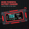 Pulse Detection, Temperature Voltage, 6A12V Charger, Battery Protection, Digital LCD Display, Multiple On-Board Intelligent Repair. 
