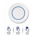 2X Graffiti Scene Switch Zigbee Wireless Switch Tuya Zigbee Multifunction Portable Convenient Scene Switch. 
