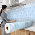 PVC Self-Adhesive Waterproof Wallpaper Roll for Kitchen and Bathroom Wall Decor. 