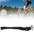 Durable Easy Installation Bike Kickstand Black With Non Slip Foot Bike Kickstand Sidestay Adjustable Sturdy Bicycle Side Support for Mountain and Road Bikes Parking. 