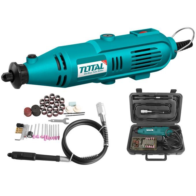 TOTAL Mini Drill Grinder 130W With 100pcs Accessories TG501032 TOTAL Mini Hand Tool Set Home Tool Essentials