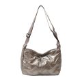 Exquisite Dumpling Bag Bright Space Cotton Tote Bag Large Capacity Crossbody Bag Shoulder Bag Down Nylon Handbag Lady. 
