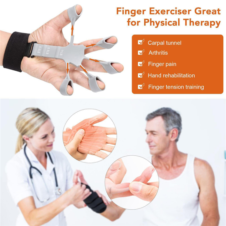 1%20Piece%20Finger%20Gripper%20Guitar%20Finger%20Exerciser%20Hand%20Strengthener%20Hand%20Trainer%20Rehabilitation%20Training%20Equipment%20Black+Grey%20-%20Image%203