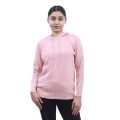 Pink Solid Hoodie For Women (SK-88). 