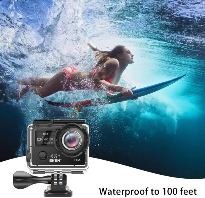Eken%20H6S%20Ultra%20Hd%20Action%20Camera%204K+%2014Mp%20With%20Eis%20100Ft%20Underwater%20Waterproof%20Cam%20Remote%20Sports%20Camcorder%20Panasonic%20Sensor%20170%20Angle%20Lens%20With%202%20Batteries%20Accessories%20Kit%20And%20Tripod%20-%20Image%207