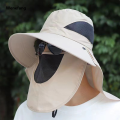 Wenefang Summer Sun Protection Hat Men Outdoor UV Protection Fishing Cap 360° Neck Face Protection Cycling Climbing Mask Sunshade Hats. 