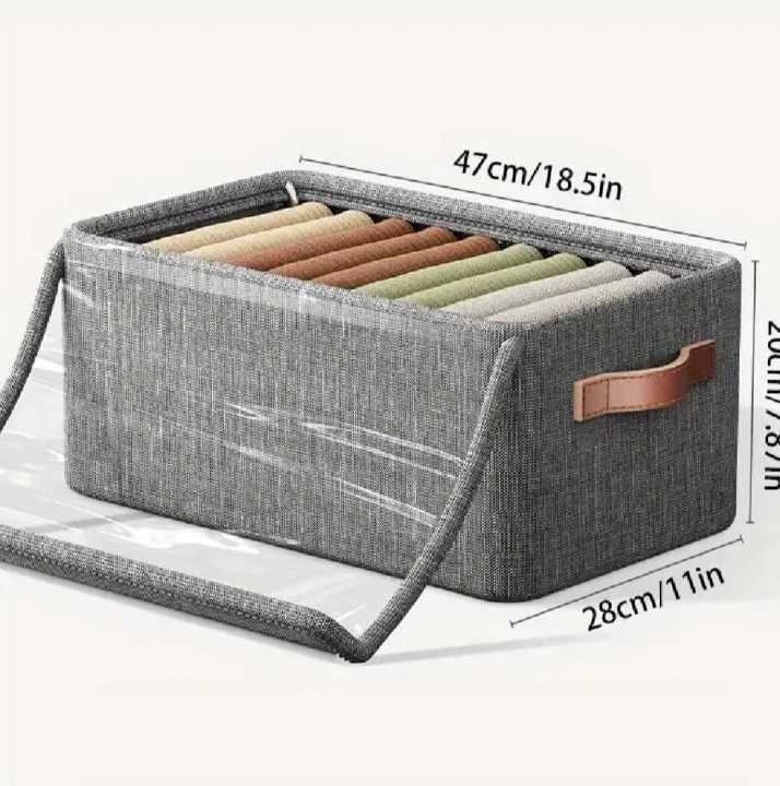 Wardrobe%20Clothes%20Storage%20Box%20with%20Steel%20Frame%2048x30x20%20cms%20(%2026%20Litres%20)%20-%20Image%202