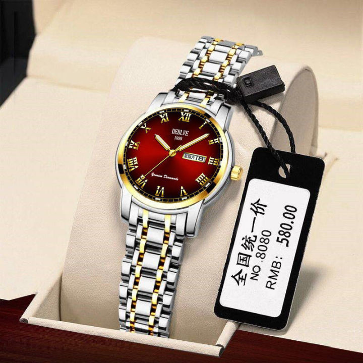 【Inkwell Tales】Women's Waterproof Mechanical Watch, Steel Band, Simple and Fashionable, Swiss Genuine Watch [Top-notch quality]