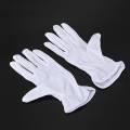 fasdaga 2 Pair Protective Anti-Slip White Cotton Work Driving Gloves. 