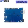 Anedshaop UNO R3 Development Board ATMEGA328P CH340 / ATEGA16U2 Compatible Sales promotion For Arduino with Cable R3/R4 UNO Proto Shield Expansion Board. 