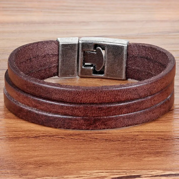 NEW%20XQNI%20Classic%20Style%20Double%20Layer%20Toggle-clasp%20PU%20Leather%20Bracelet%20For%20Men%20Black/Brown/Orange%20Color%20Male%20Jewelry%20Accessories%20Gift%20-%20Image%207