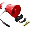 Handheld Lithium Battery Megaphone Handy Mic Megaphone 619U with Record Siren USB TF Card. 