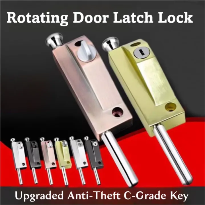 High Quality Framed Spring Revolving Door Latch Lock Stainless Steel ...