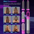 5 In 1 Electric Hair Dryer Brush Hot Air Styler Blow Negative Ions Dryer Comb Hair Curler Straightening Curling Styling Tool. 