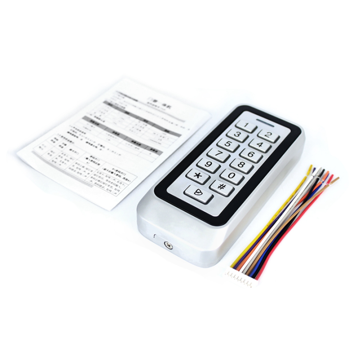 Backlight RFID Metal Door Access Control Reader Keypad IP67 Waterproof ...
