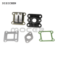 DISICHEN Portable New specials 5PCS Carburetor Reed Valve Manifold Kit for 47 Cc 49 Cc Pocket Bike Mini ATV Dirt Bike Lawn Mower Repair Kit Replacement Parts. 