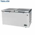 Yasuda 420 Ltr Yscf420Htc Hard Top Double Door Deep Freezer-Dark Grey. 