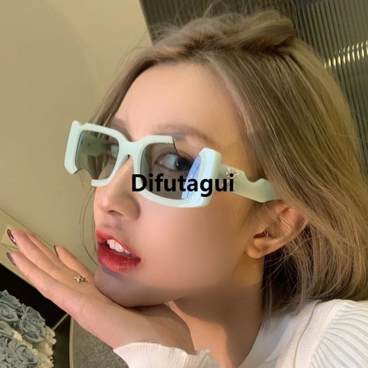 Difutagui%20New%20style%20%5B%20New%20%5D%20Personalized%20Notched%20Ripped%20Sunglasses%202021%202025%20New%20Hip%20Hop%20Sun%20Glasses%20Mint%20Green%20Sunglasses%20Trend%20Catwalk%20-%20Image%203