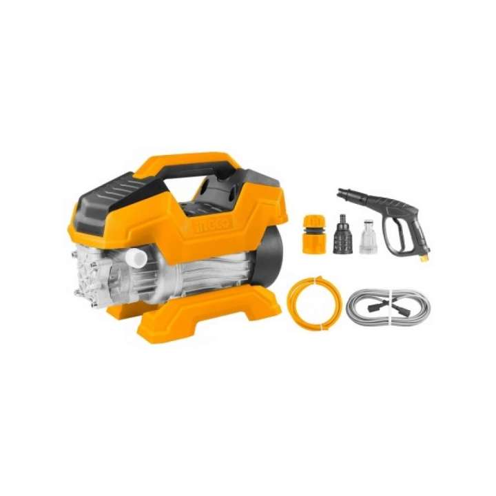 INGCO 1300W High Pressure Washer Copper Wire Induction Motor 80Bar (1160PSI)
