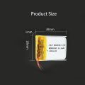 Mini Lipo Rechargeable Lithium Battery 200mAh 3.7V for Bluetooth MP3, Headphone, Card Audio Recorder Li-ion Cell Batteries. 
