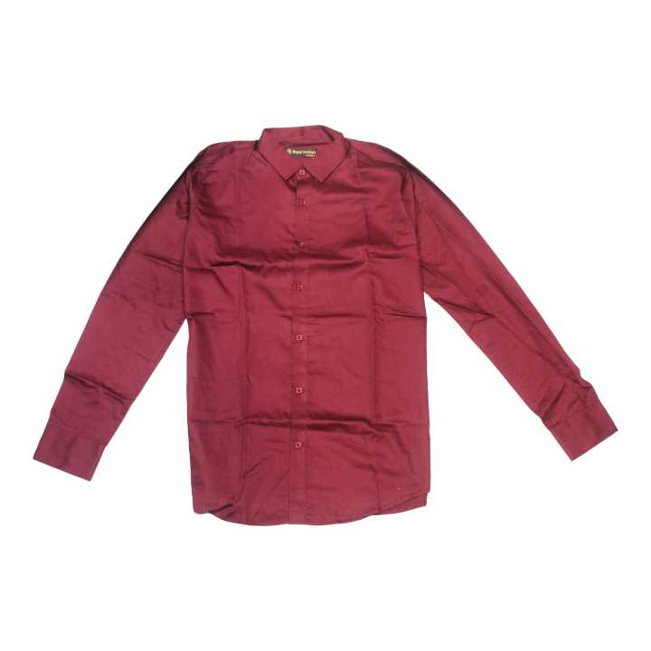 Maroon Formal Shirt For Men