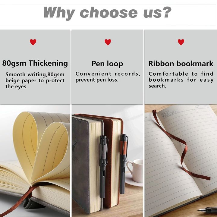 B5%20Ruled%20Notebook%20Journal%20360%20Page%20with%20Pen%20Loop,%20Hardcover%20Writing%20Notebooks,%20Perfect%20for%20Office%20Home%20School%20Business%20Writing%20and%20Composition%20-%20Image%205