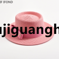 Xujiguanghui NEW Spring Summer Straw Hats for Women Round Bumpy Surface Flat Top Bowknot Dress Cap Travel Beach Sun Hat Gorra. 