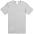 Grey Color Round Neck Half Sleeve Plain T-Shirt For Men. 