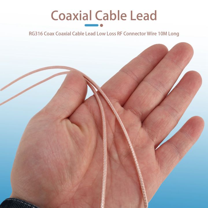 RG316%20Coax%20Coaxial%20Cable%20Lead%20Low%20Loss%20RF%20Connector%20Wire%2010M%20Long%20-%20Image%202