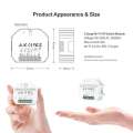 Tuya Mini Switch 2 Channels Smart WiFi + RF433 with Remote Control. 