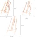 Classroom Adults Wooden Tabletop Exhibition Artist Display Stand Holder Painting Easel Shelf. 
