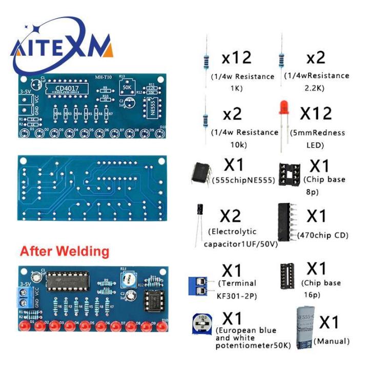 Smart%20Electronics%20Kits%20Ne555+CD4017%20Light%20Water%20Flowing%20Light%20LED%20Module%20DIY%20Kit%20Learn%20Electronic%20Principles%20Children's%20Lab%20-%20Image%207