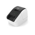 Brother QL-800 Monochrome Portable Wired Thermal Label Printer Max Print speed 40 ppm High Speed Professional Printer With USB 2.0 Print up to 62mm DK rolls width, Auto cut function. 