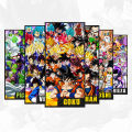 Dragon Ball Z Super Anime Poster Set Of Goku Gohan Piccolo Master Roshi Vegeta And Frieza Collectible Anime Posters DragonBall Z. 