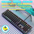R8 1035 Professional Gaming Mechanical Keyboard | Blue Switch | 104 Keys | Background Lighting System | Excellent Quality. 